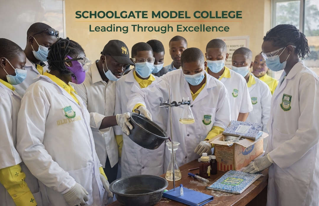 Schoolgate Model College Students Engage in Practical Science Laboratory Session